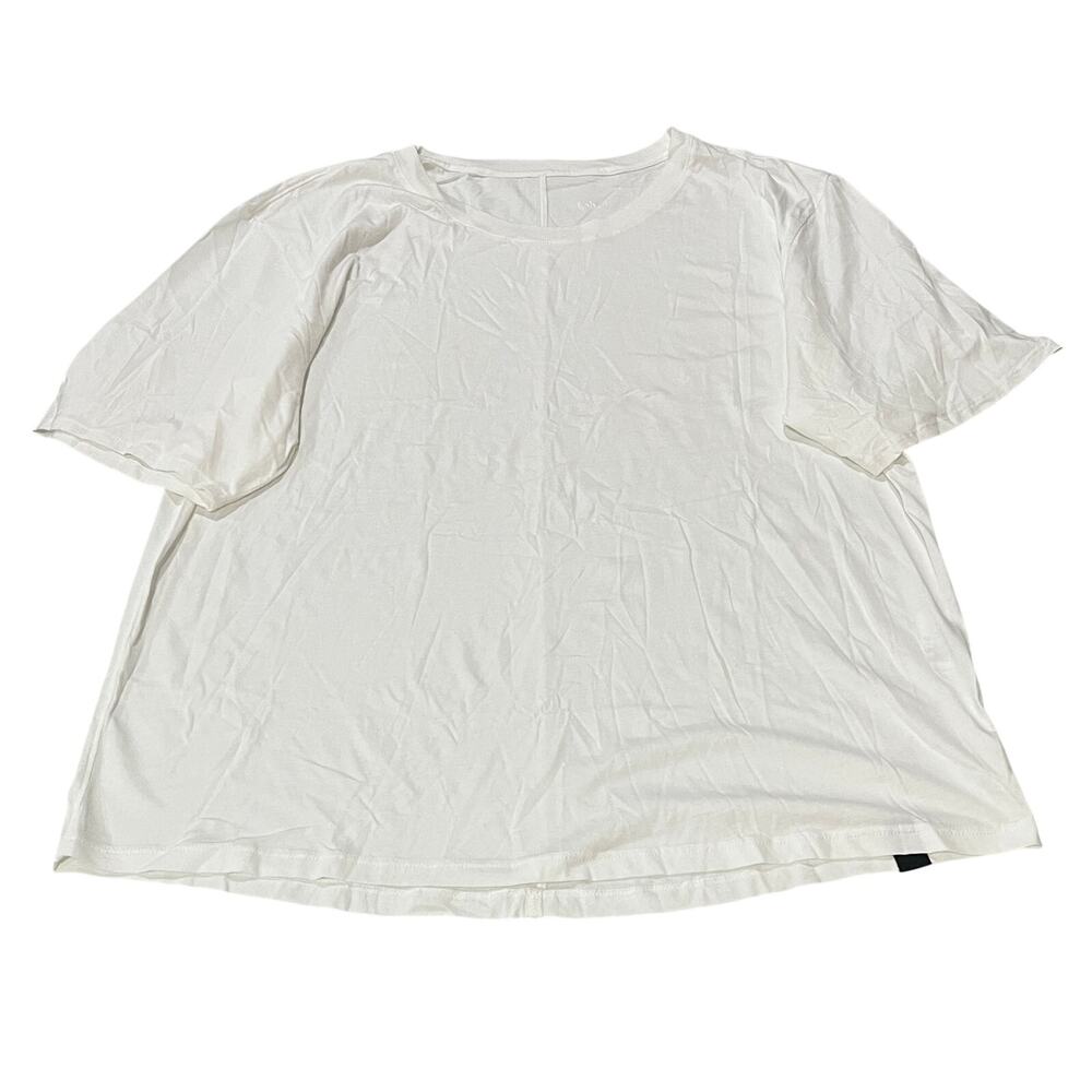 15-30 LAHGO Lunya NWOT $98 100% Pima Cotton T-Shirt Cool Everyday White 2XL